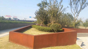 靖西耐候钢挡土墙
